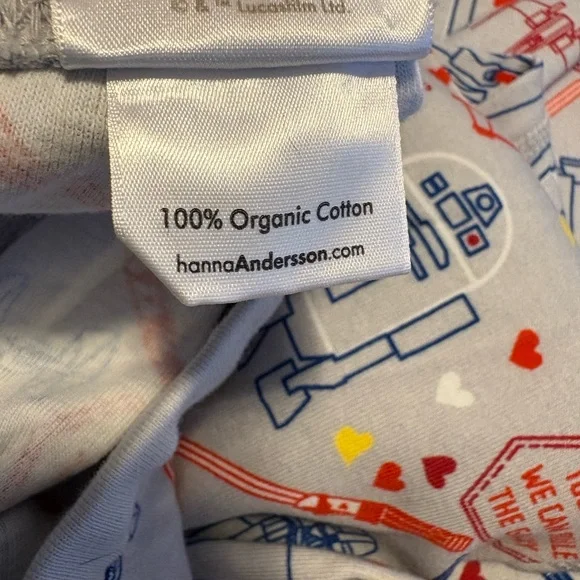 Hanna Andersson Pajamas, Women’s, S, Star Wars, Valentines, Valentine, Organic - Picture 11 of 11